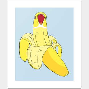 banana indian ringneck Posters and Art